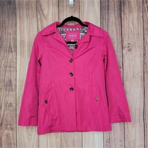 London Fog Barbie Pink Raincoat, Kid's Sz L (14-16)
